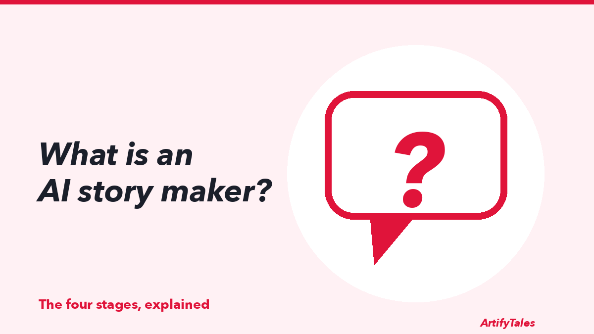 An illustrated speech bubble containing a large question mark.